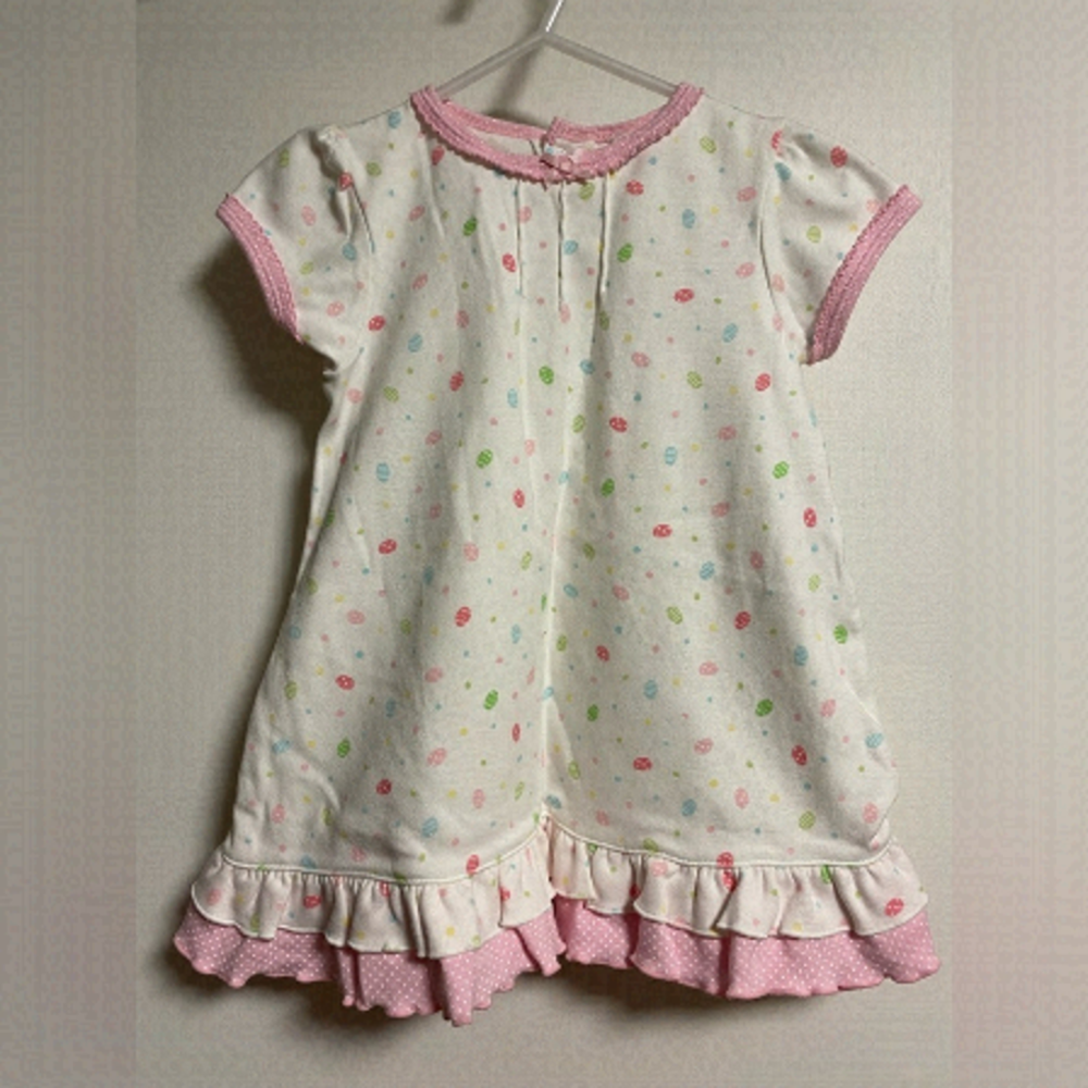 CARTERS Girls Easter Egg Print Nightgown, size 24 months